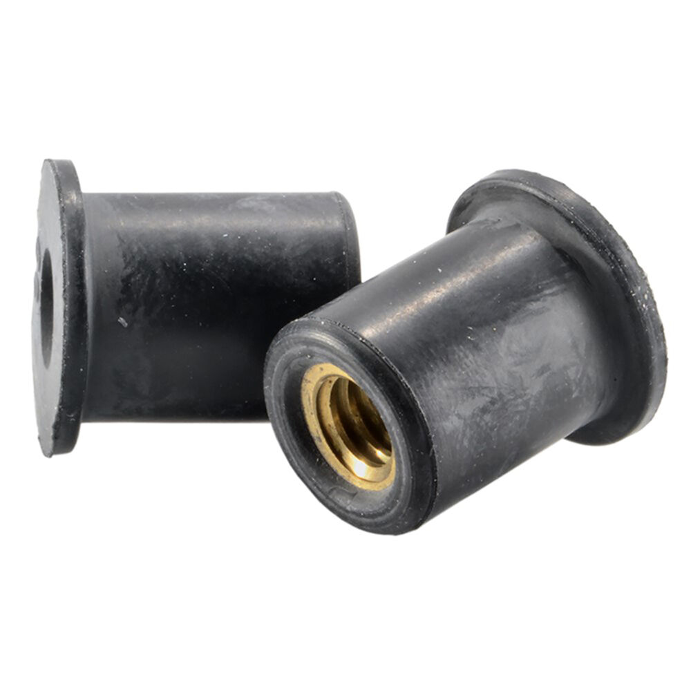 image of Well Nuts, 1/4-20 x 5/8, Rubber, 1-Piece