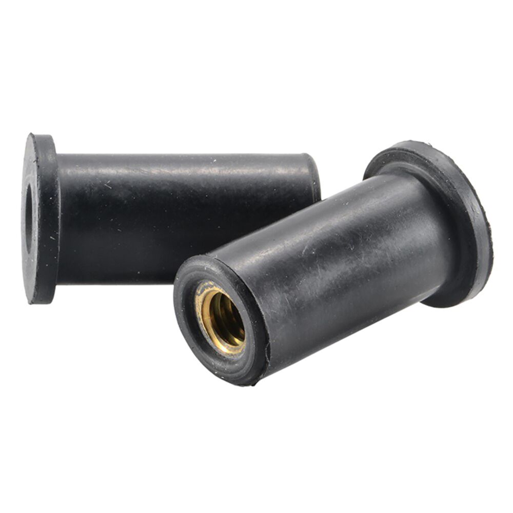 image of Well Nuts, 1/4-20 x 1, Rubber, 1-Piece