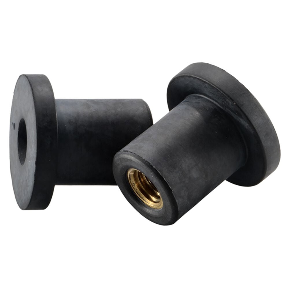 image of Well Nuts, 3/8-16 x 1, Rubber, 1-Piece