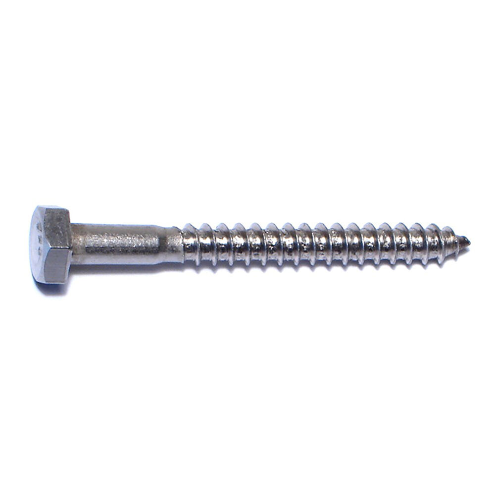 image of 1/4 x 2-1/2 Hex Lag Screws - 83475