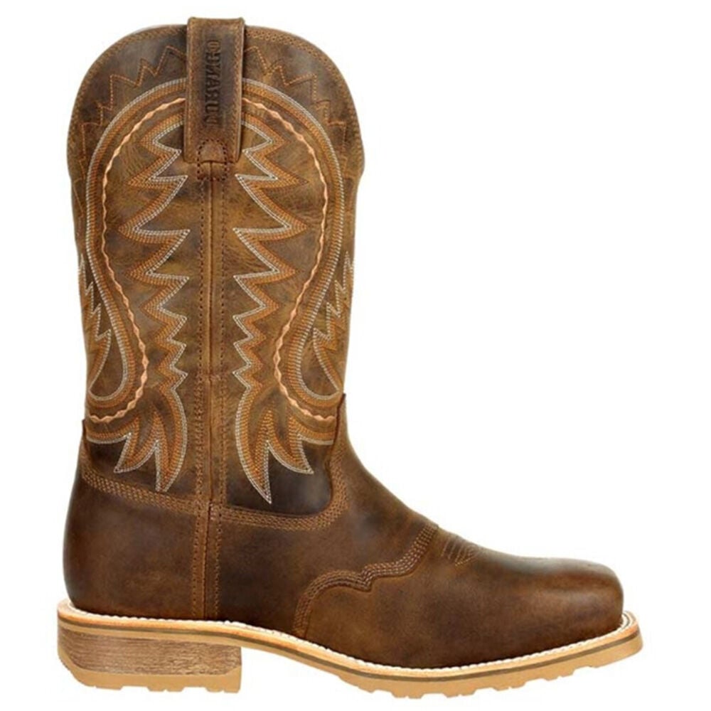 image of Men's Maverick Pro Rugged Tan Steel Toe Waterproof Western Work Boot