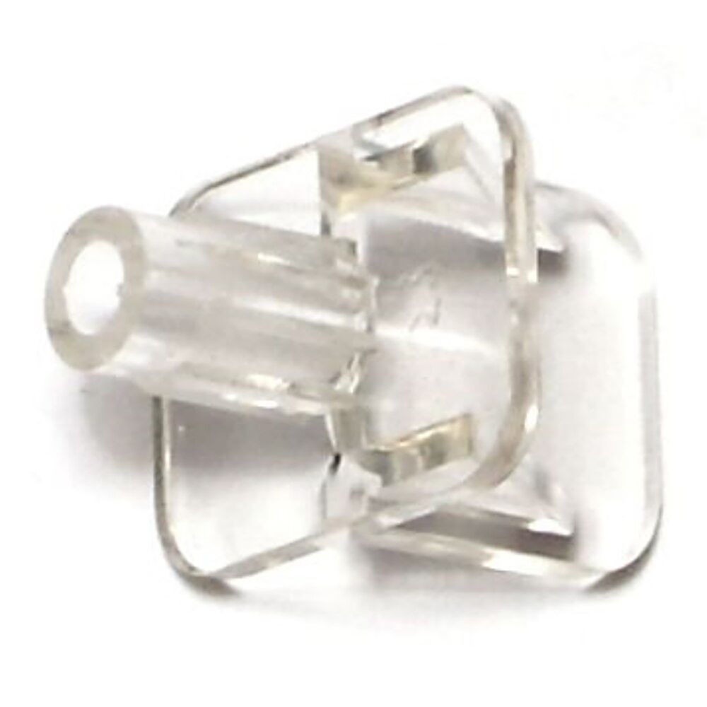 image of Clear Plastic Shelf Supports - 1 pcs.