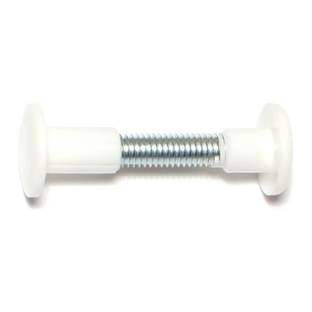 image of Connector Bolts, 1-9/16 x 1-13/16, White, 1-Piece