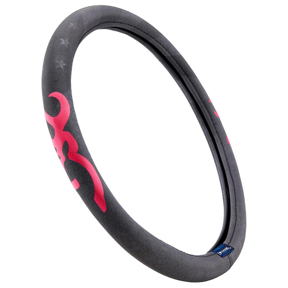 image of Universal Fit Steering Wheel, Traditional Flag