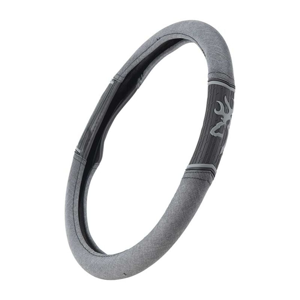 image of Steering Wheel Cover - Black Heather
