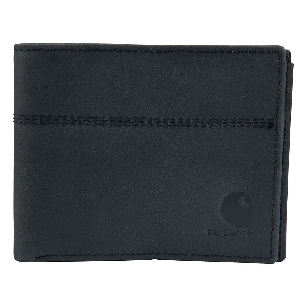 image of Men's Nubuck Leather Bifold Wallet