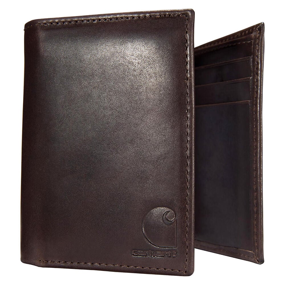 image of Men's Oil Tan Leather Trifold Wallet