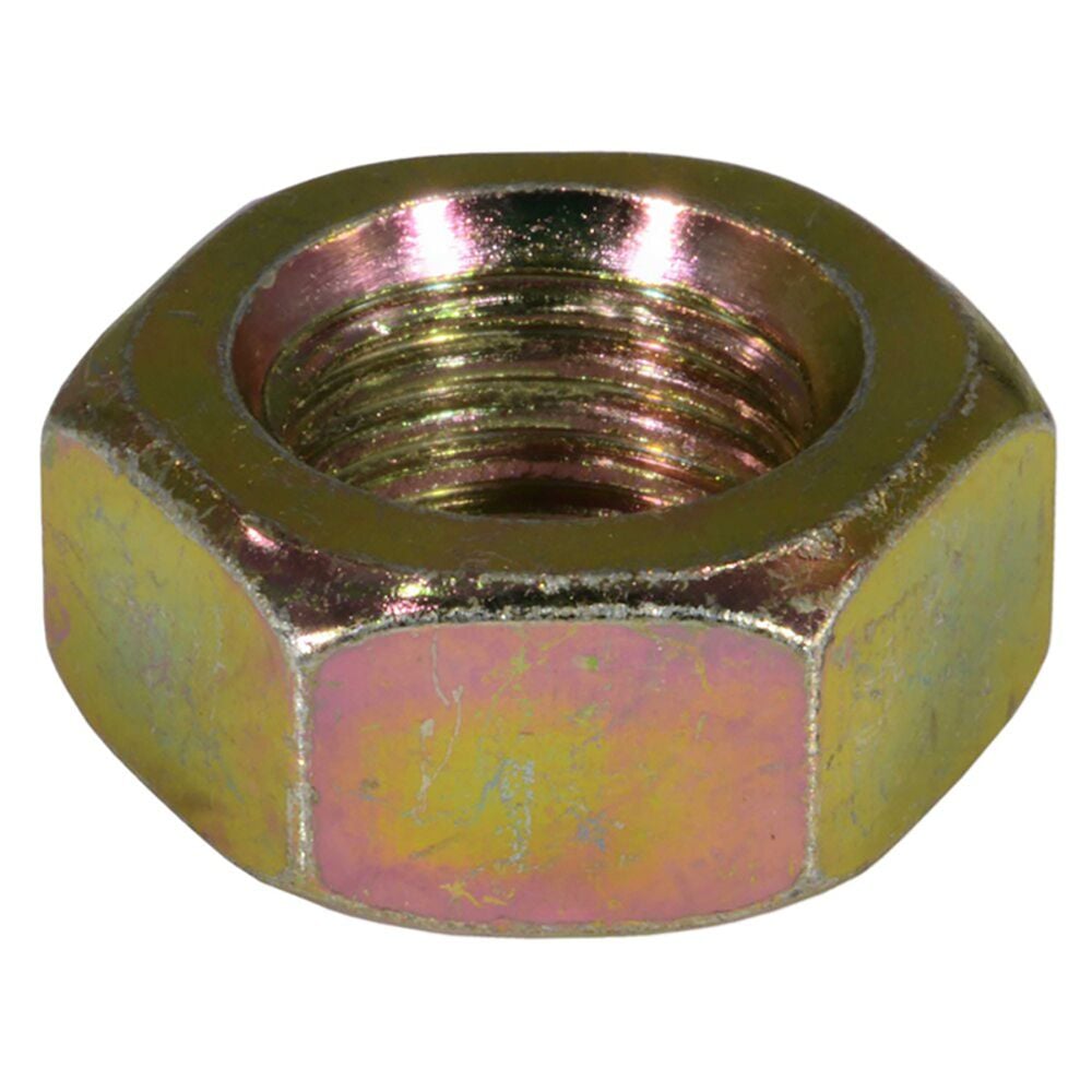 image of Metric Finished Hex Nuts, 14mm-1.50, Yellow Zinc, 1-Piece