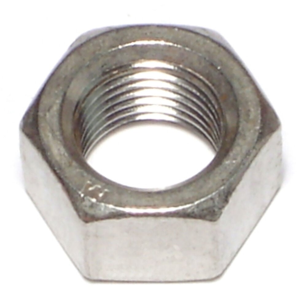 image of Hex Machine Screw Nuts, 1/2-20, Stainless, 1-Piece
