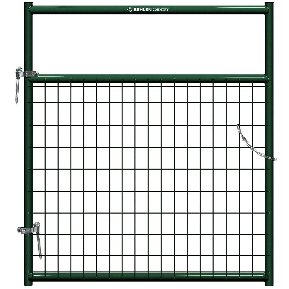 image of 4 ft Frontier Wire-Filled Gate, Green