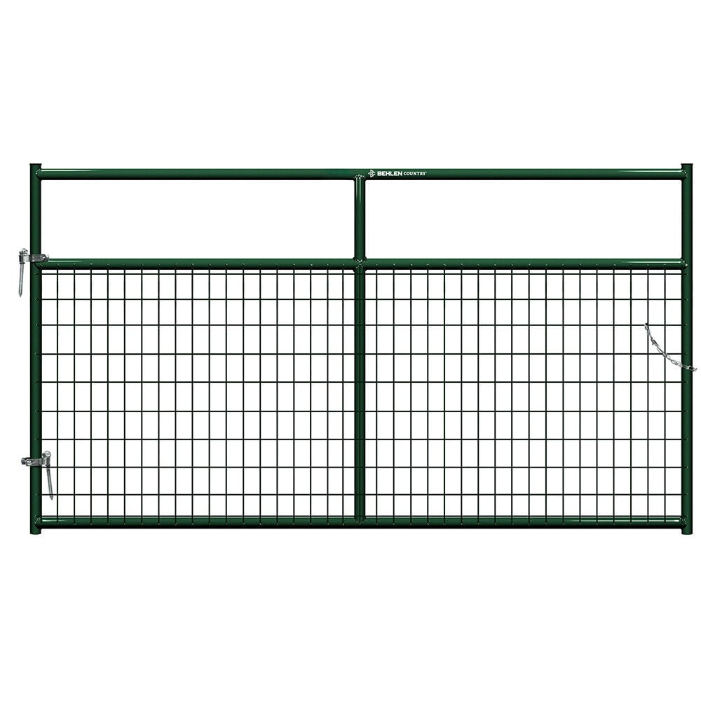 image of 8 ft Frontier Wire-Filled Gate, Green