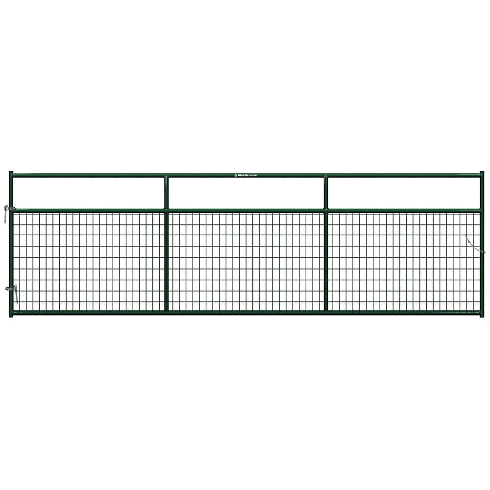 image of 14 ft Frontier Wire-Filled Gate, Green