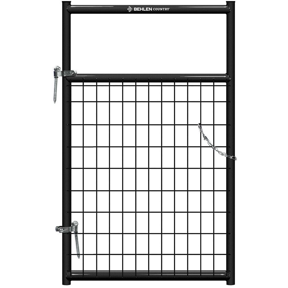 image of 3 ft Frontier Wire-Filled Gate, Black