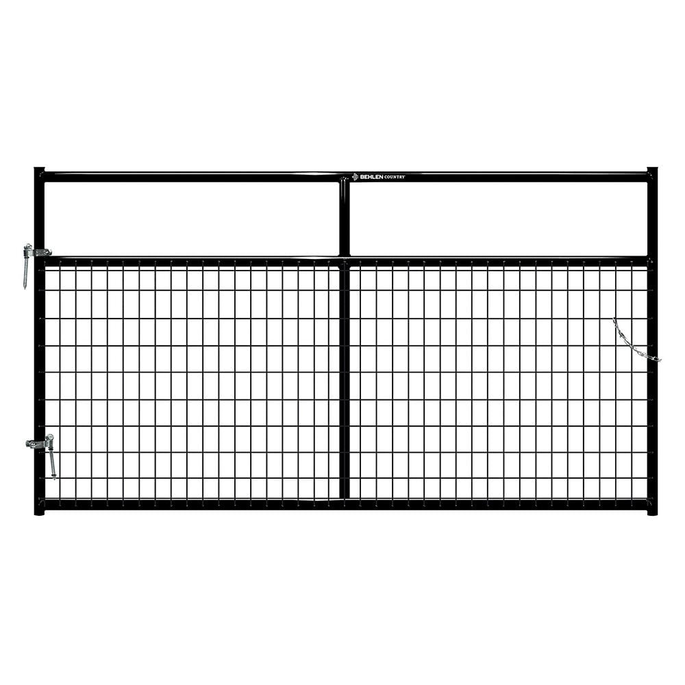 image of 8 ft Frontier Wire-Filled Gate, Black