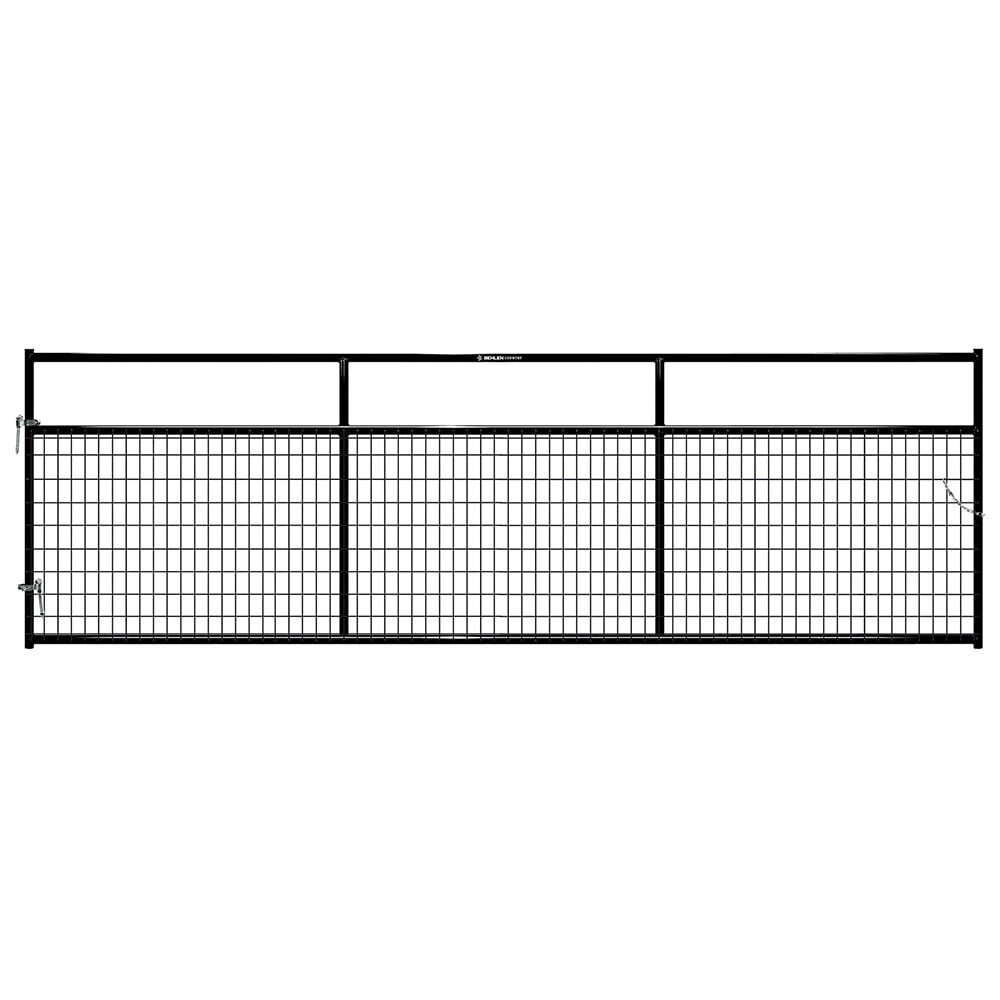 image of 14 ft Frontier Wire-Filled Gate, Black