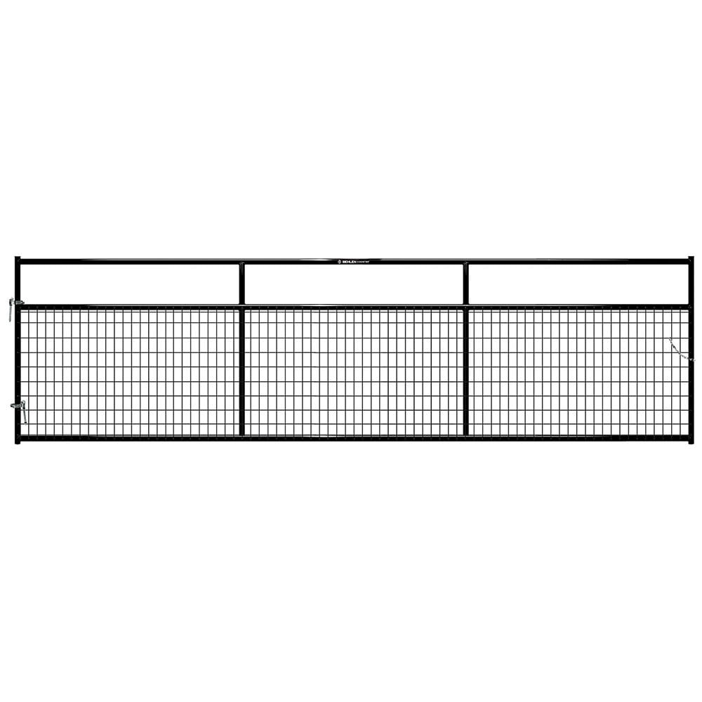 image of 16 ft Frontier Wire-Filled Gate, Black