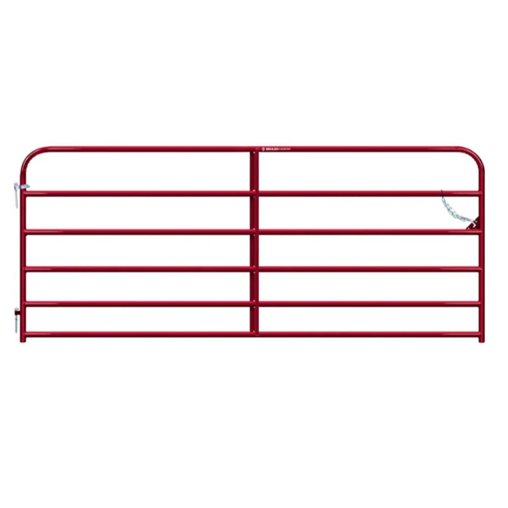 image of 10 ft Heritage Round Corner Gate, Red