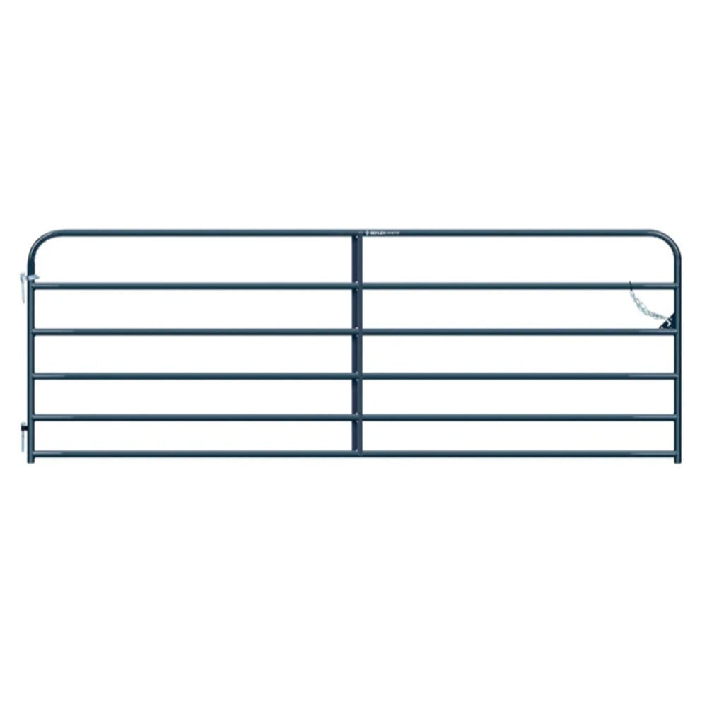 image of 12 ft Heritage Round Corner Gate, Gray