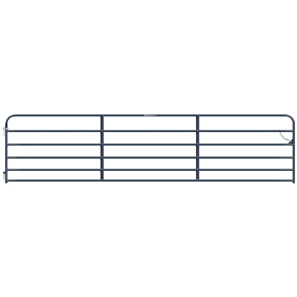 image of 18 ft Heritage Round Corner Gate, Gray