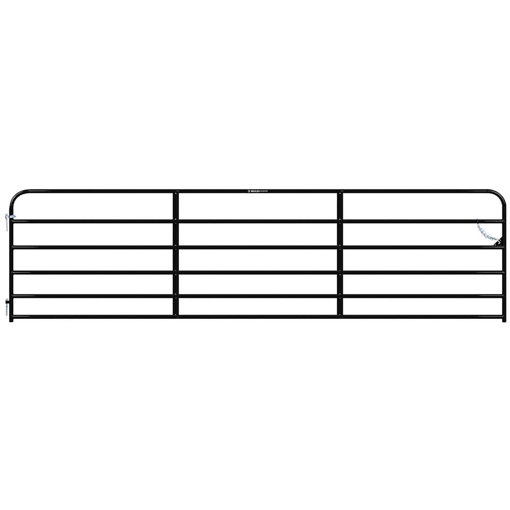 image of 16 ft Heritage Round Corner Gate, Black