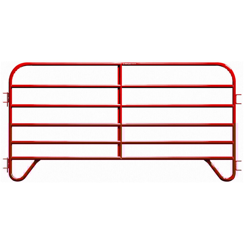 image of 10 ft Pioneer Corral Round Panel, Red