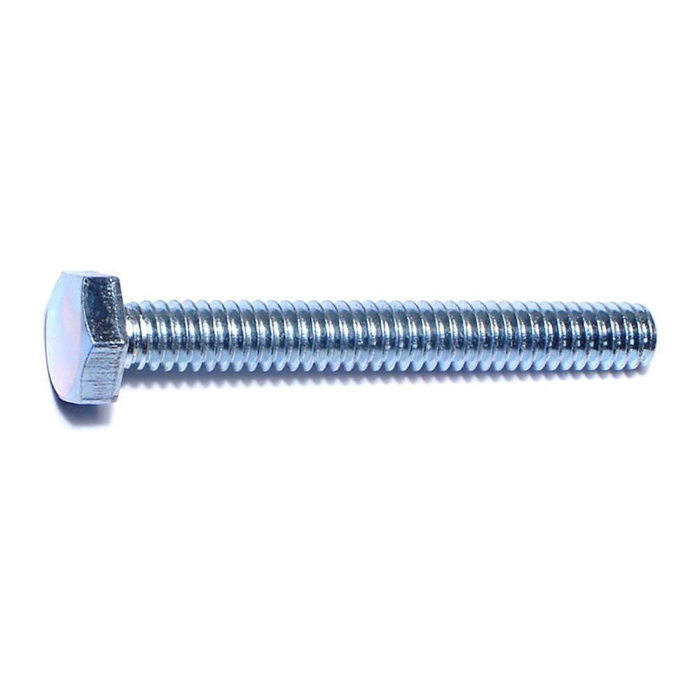 image of Full Thread Hex Tap Bolts, 1/4-20 x 2, Zinc, 1-Piece