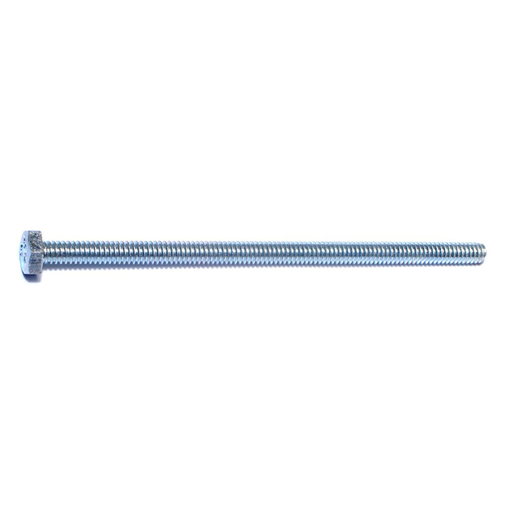 image of Full Thread Hex Tap Bolts, 1/4-20 x 5, Zinc, 1-Piece