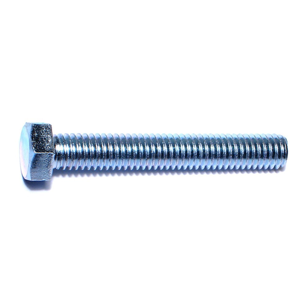 image of Full Thread Hex Tap Bolts, 3/8-16 x 2-1/2, Zinc, 1-Piece