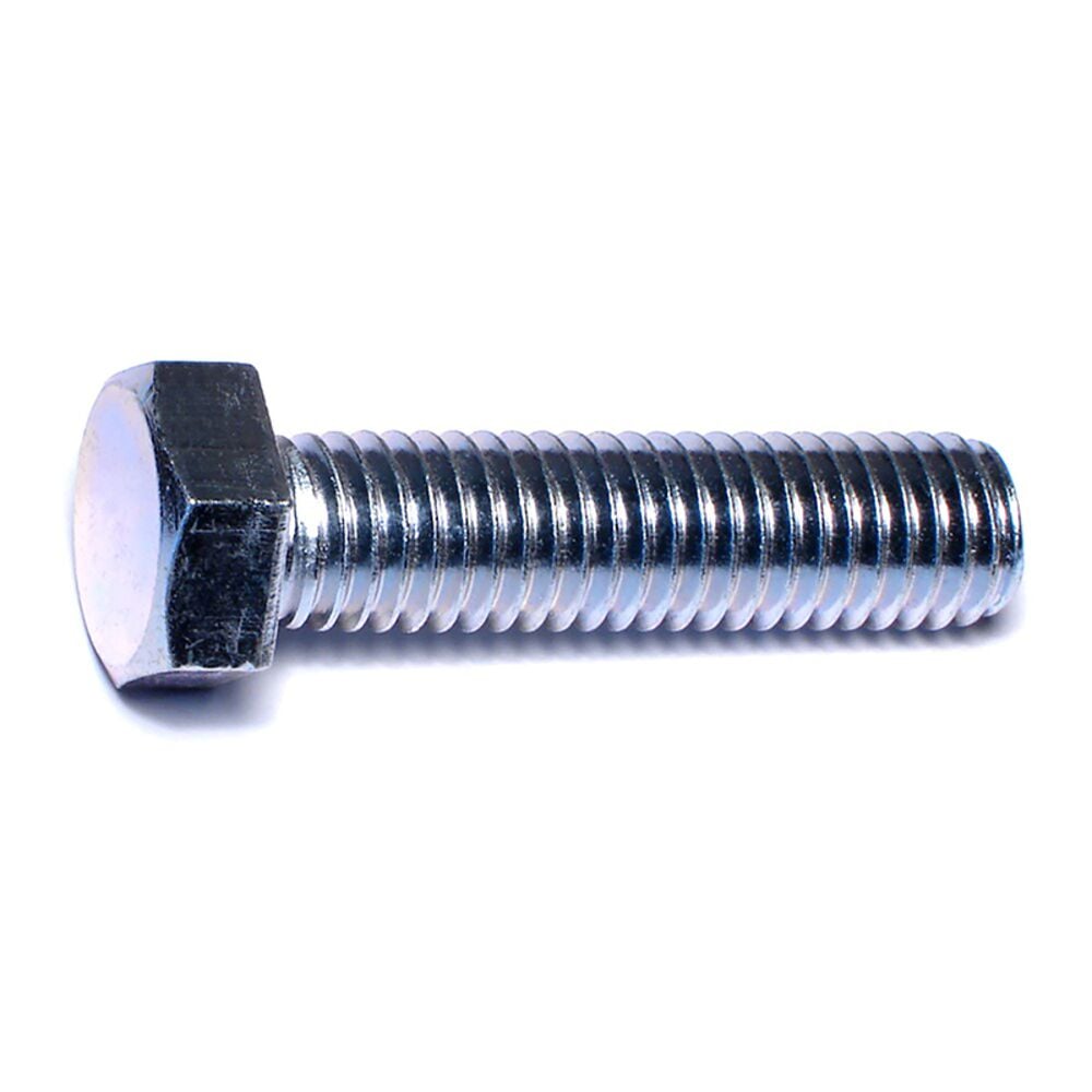 image of Full Thread Hex Tap Bolts, 1/2-13 x 2, Zinc, 1-Piece