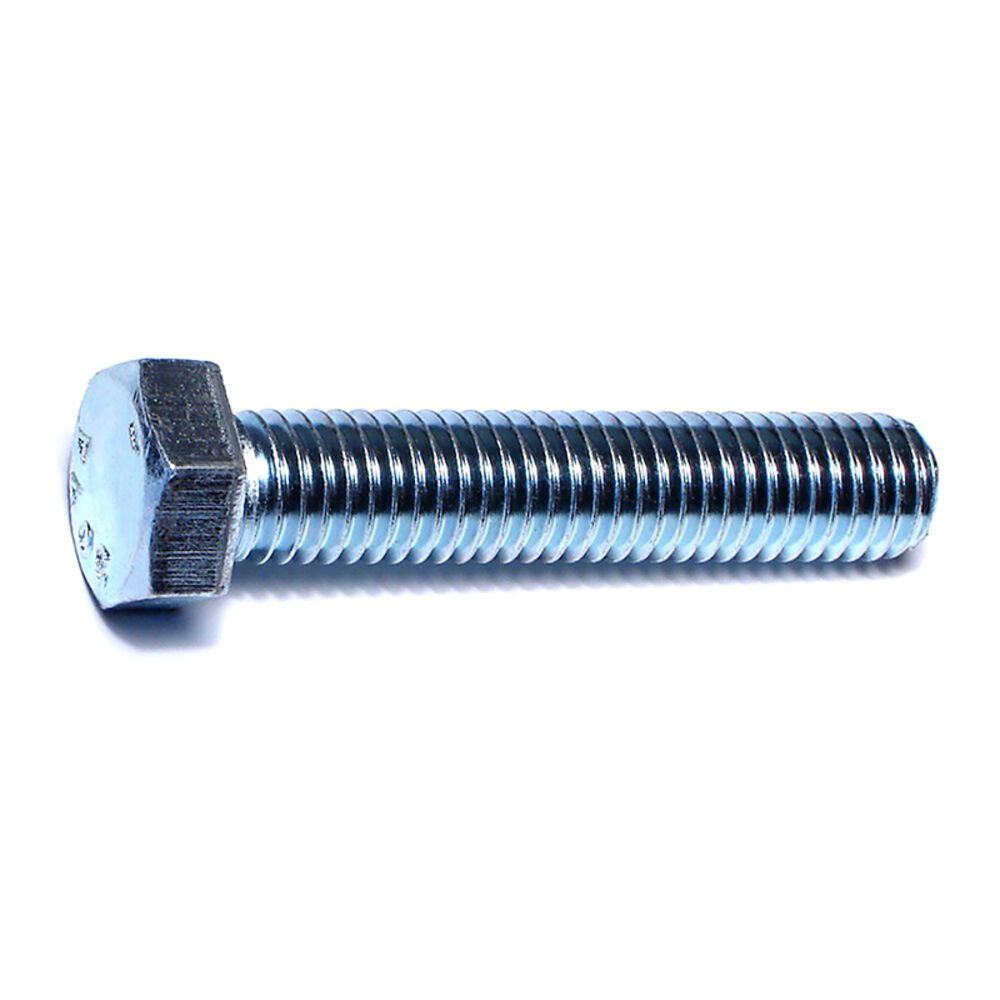 image of Full Thread Hex Tap Bolts, 1/2-13 x 2-1/2, Zinc, 1-Piece