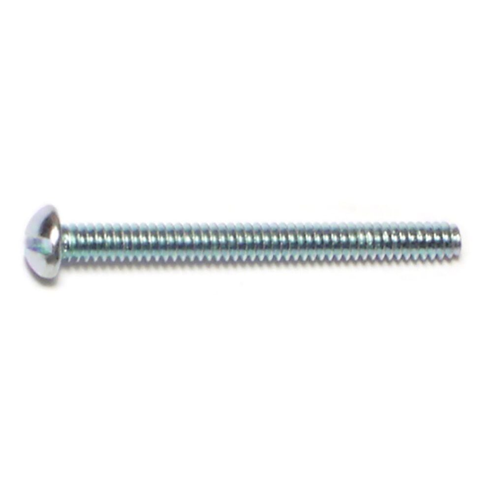 image of Slotted Round Stove Bolts, 6-32 x 1-1/2, Zinc, 3-Piece