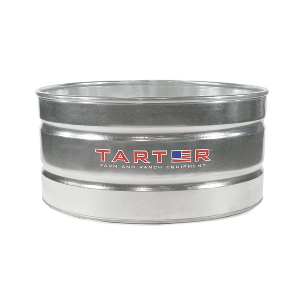 image of Round Galvanized Stock Tank, 165-gallon