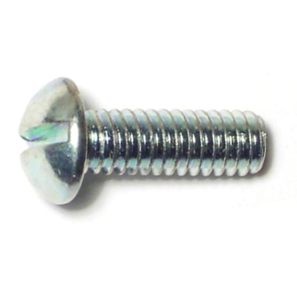 image of Slotted Round Stove Bolts, 8-32 x 1/2, Zinc, 4-Piece