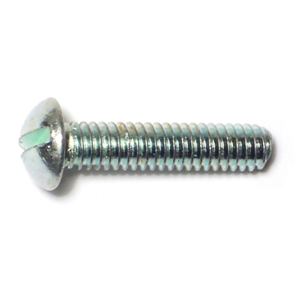 image of Slotted Round Stove Bolts, 8-32 x 3/4, Zinc, 4-Piece