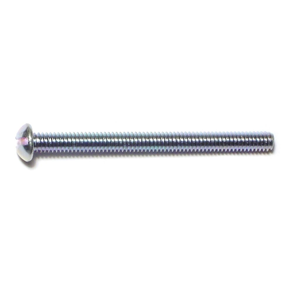 image of Slotted Round Stove Bolts, 8-32 x 2, Zinc, 2-Piece