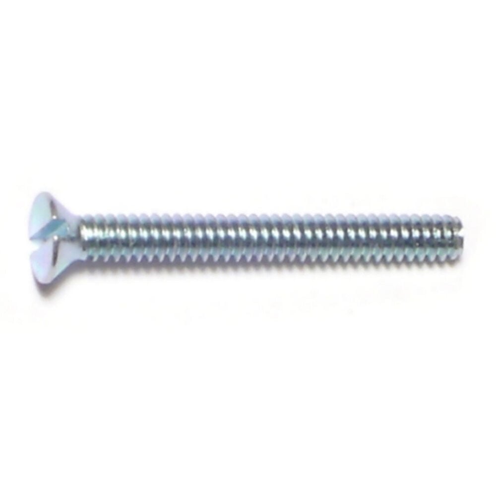 image of Slotted Flat Stove Bolts, 6-32 x 1-1/4, Zinc, 3-Piece