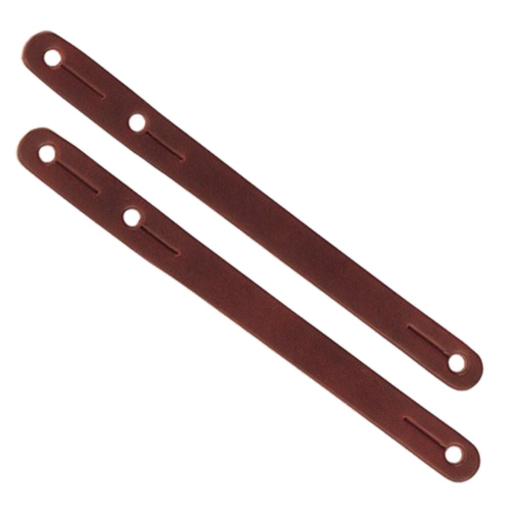 image of Heel Straps- Burgundy, Latigo Leather