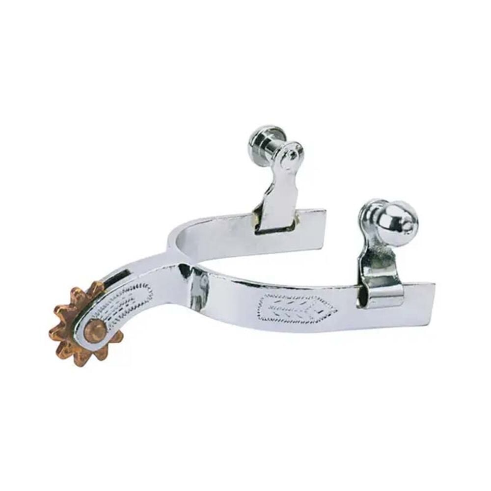 image of Childrens Spurs with Engraved Band