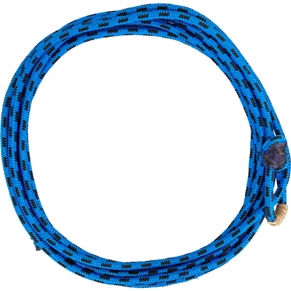 image of Kid's Braided Nylon Rope, Blue/Black