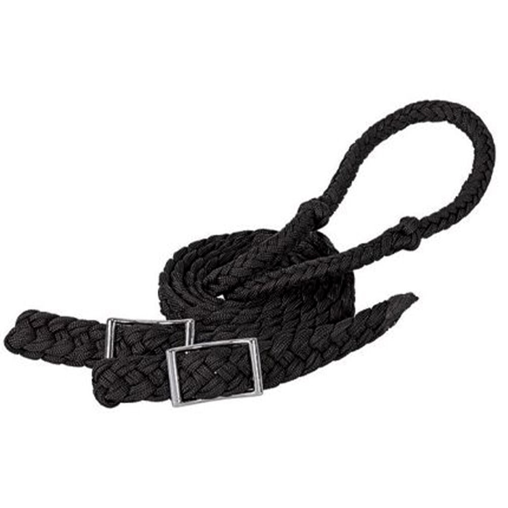 image of Braided Nylon Barrel Rein
