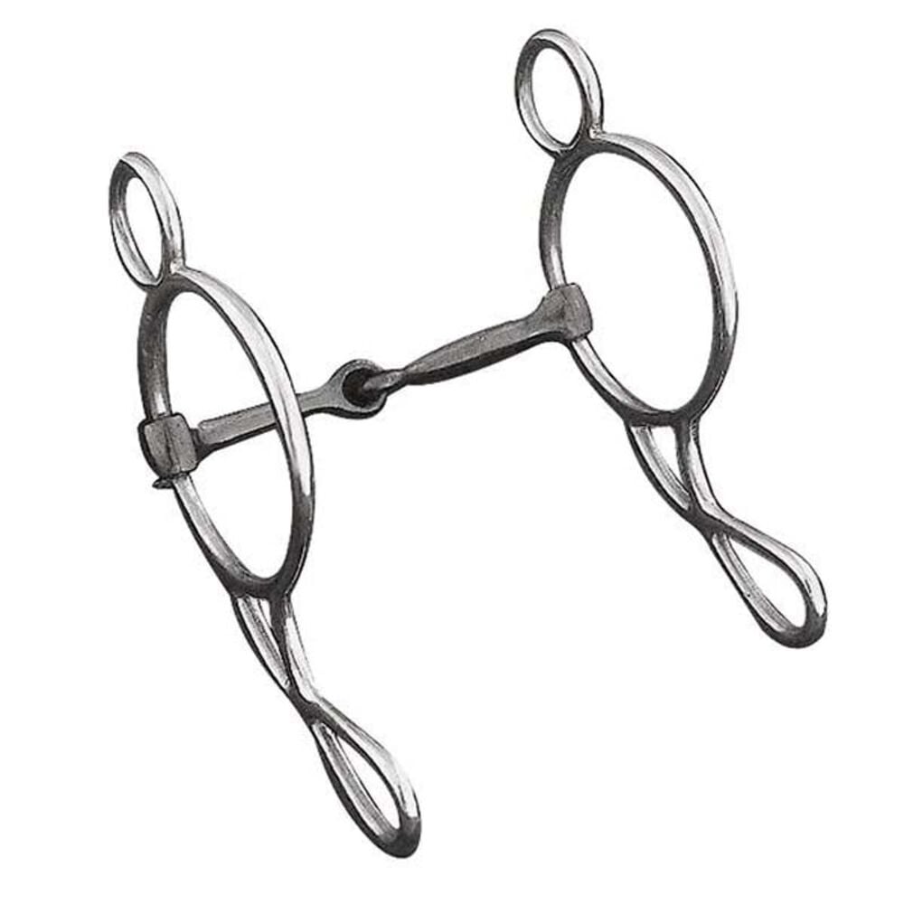 image of Gag Bit- Sweet Iron Snaffle Mouth, 5 in