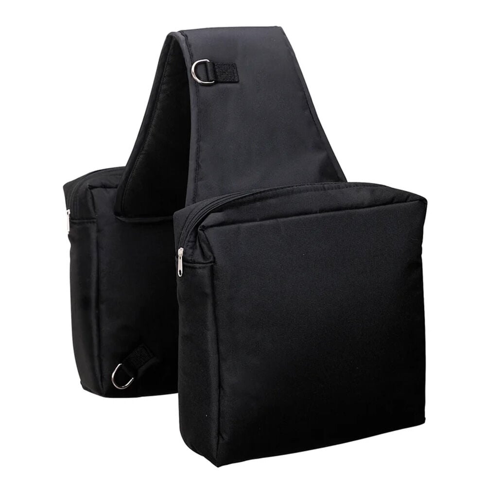 image of Heavy-Duty Nylon Saddle Bag, Black