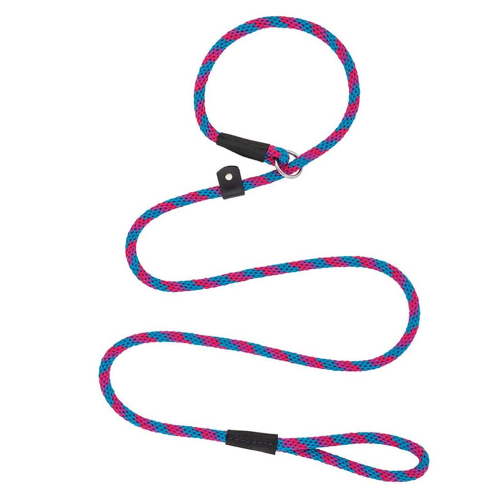 image of Rope Slip Lead, Hurricane Blue/Pink Fusion/Purple Jazz, 5/8 in x 6 ft