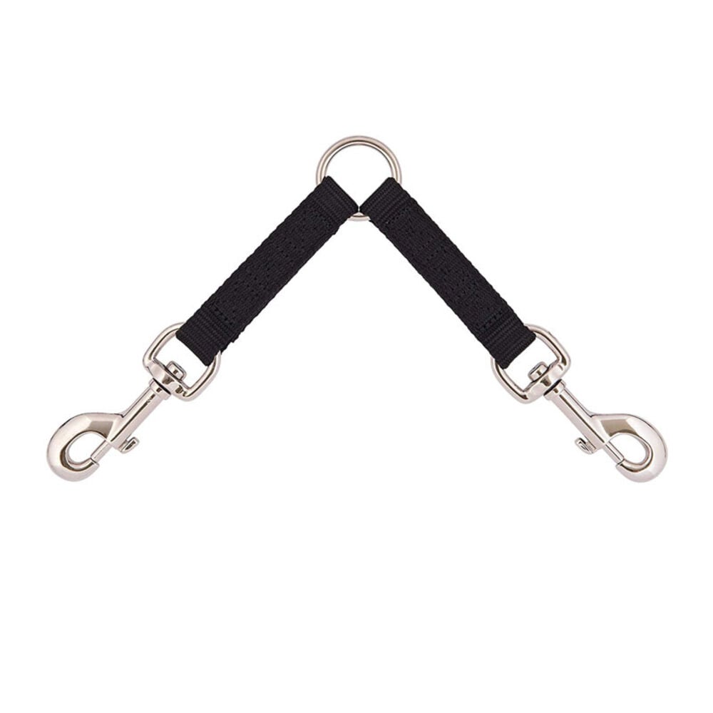 image of Two-Dog Coupler, Large, Black