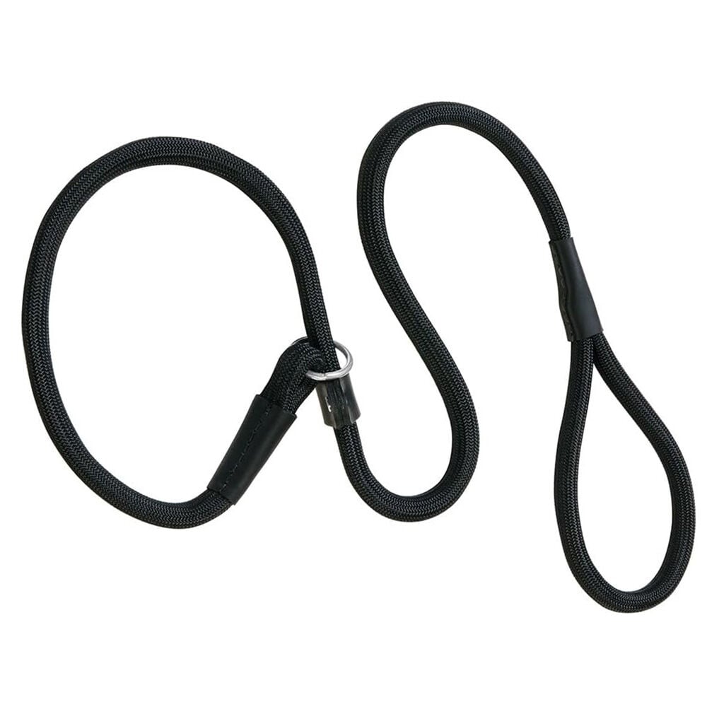 image of Rope Slip Lead, Black, 1/2-inch X 6-foot