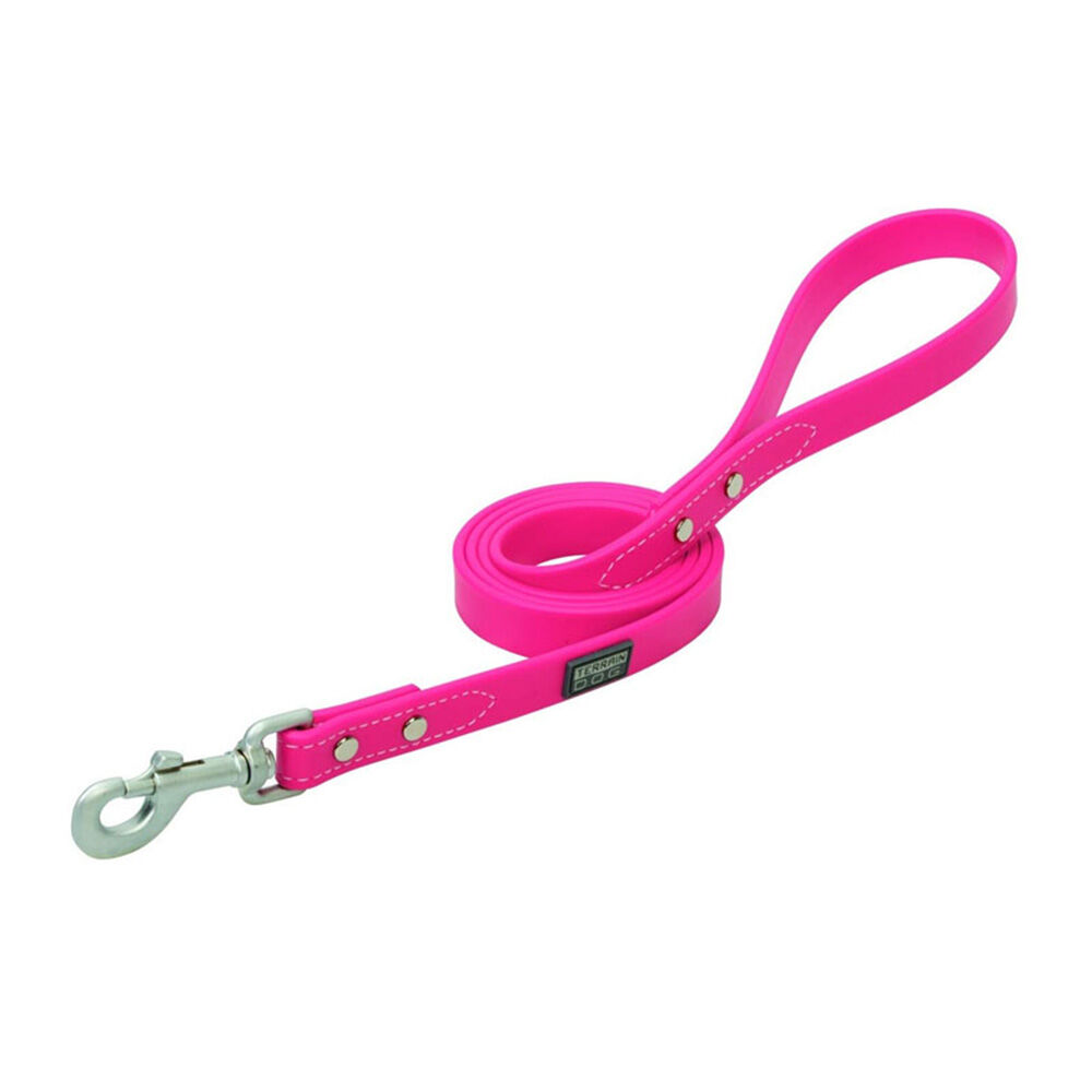 image of Brahma Webb Dog Leash, Hot Pink, 3/4 in x 6 ft
