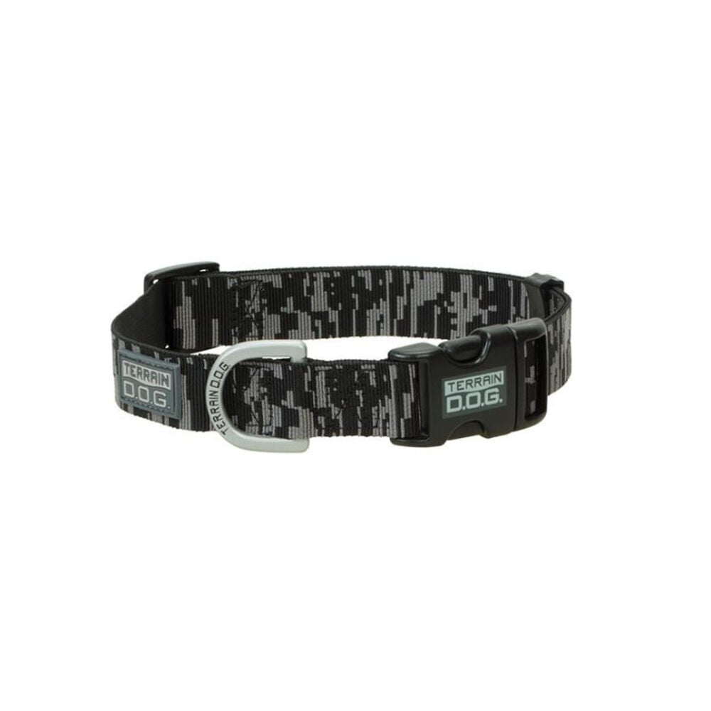 image of Patterned Snap-N-Go Adjustable Dog Collar, Small, Digital