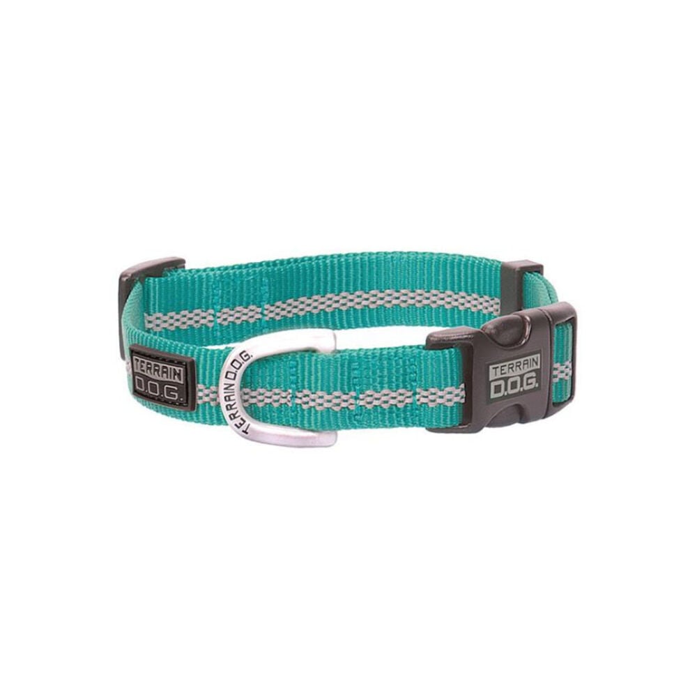 image of Reflective Snap-N-Go Adjustable Nylon Dog Collar, Small, Mint