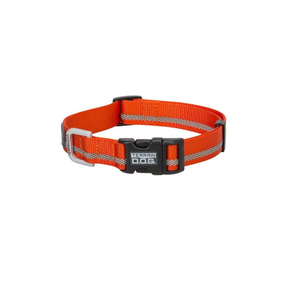 image of Reflective Snap-N-Go Adjustable Dog Collar, Medium, Orange