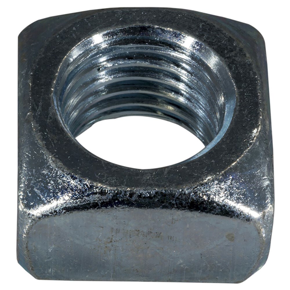 image of Square Nuts, 7/8-9, Zinc, 1-Piece